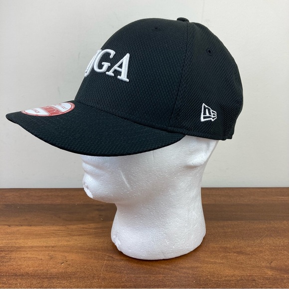 AJGA New Era Snapback Hat Cap Taylormade Golf Adjustable Black White OSFM - Picture 2 of 12